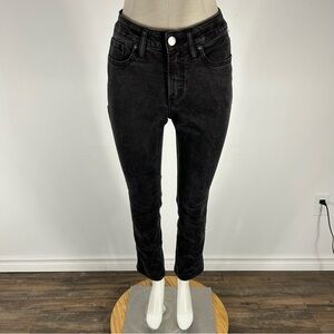 Silver Jeans Suki Black Straight Leg Jeans | Curvy Fit Size 27